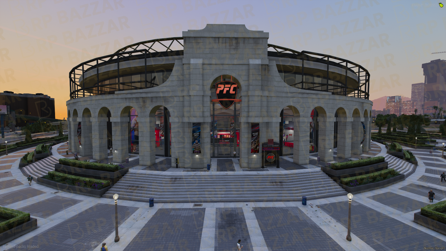Brutal Boxing Ring FiveM MLO — GTA RP Interior — ESX QB QBOX — RPBazzar