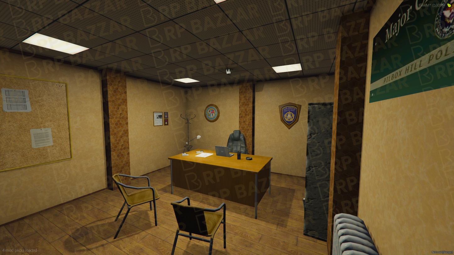 Southside Police Station FiveM MLO — GTA RP Interior — ESX QB QBOX — RPBazzar