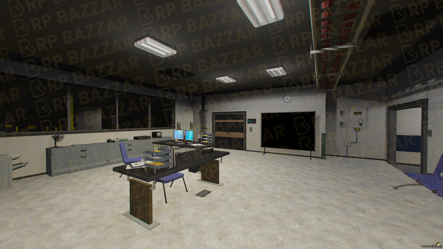 Federal Police Station FiveM MLO — GTA RP Interior — ESX QB QBOX — RPBazzar
