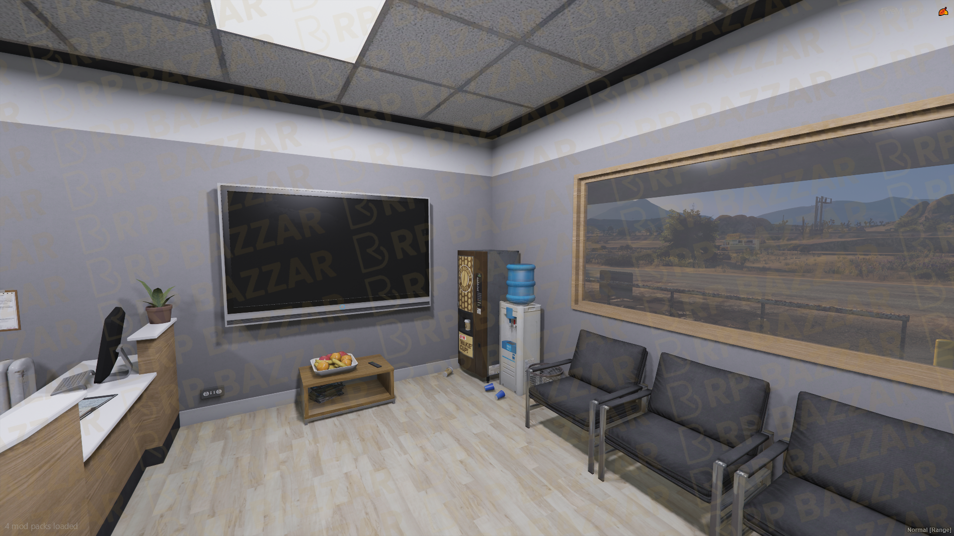 Southside Police Station FiveM MLO — GTA RP Interior — ESX QB QBOX — RPBazzar