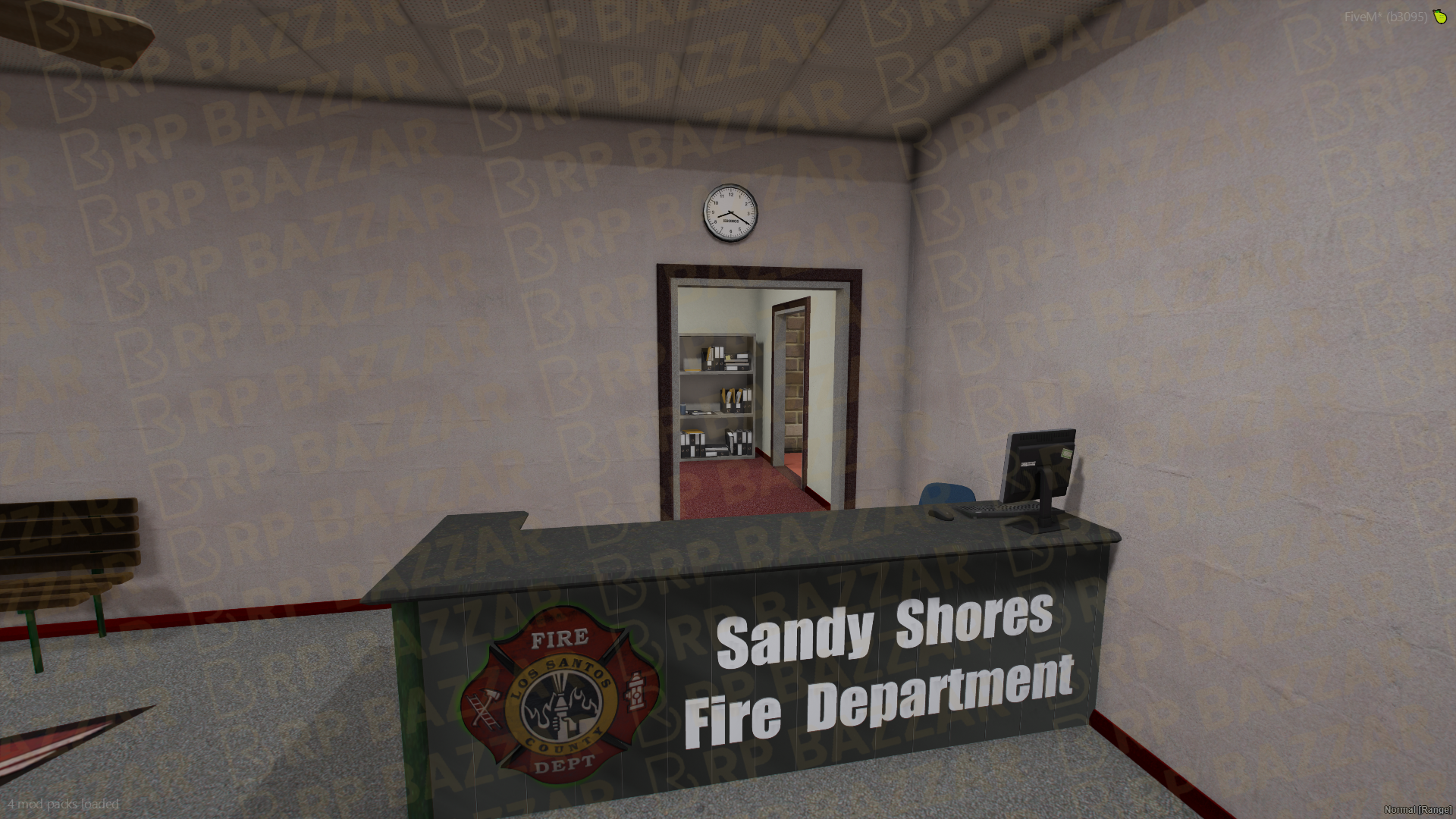 Blazing Fire Department FiveM MLO — GTA RP Interior — ESX QB QBOX — RPBazzar