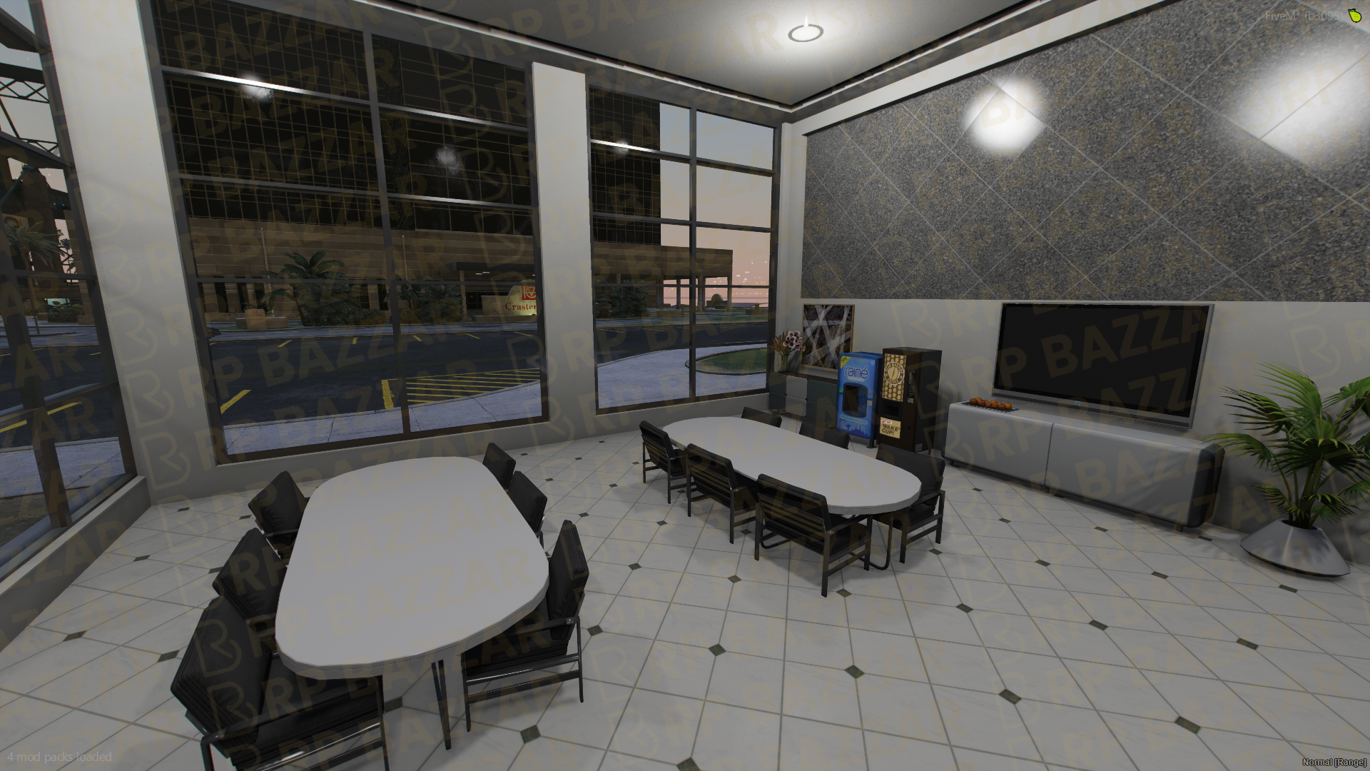 Modern Legion Square FiveM MLO — GTA RP Interior — ESX QB QBOX — RPBazzar