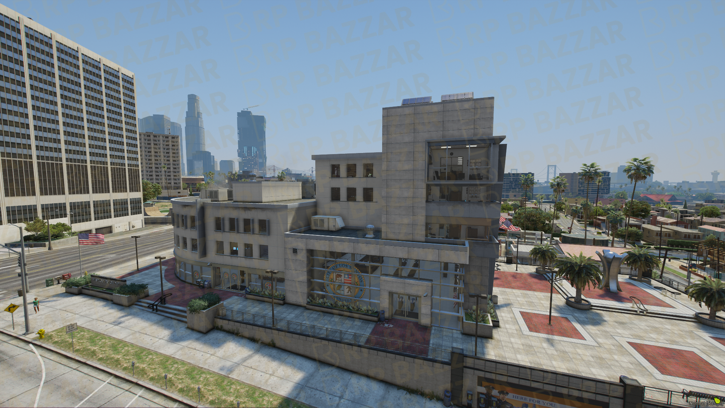 Sentinel Police Station FiveM MLO — GTA RP Interior — ESX QB QBOX — RPBazzar