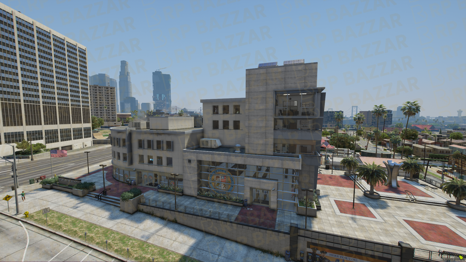 Sentinel Police Station FiveM MLO — GTA RP Interior — ESX QB QBOX — RPBazzar