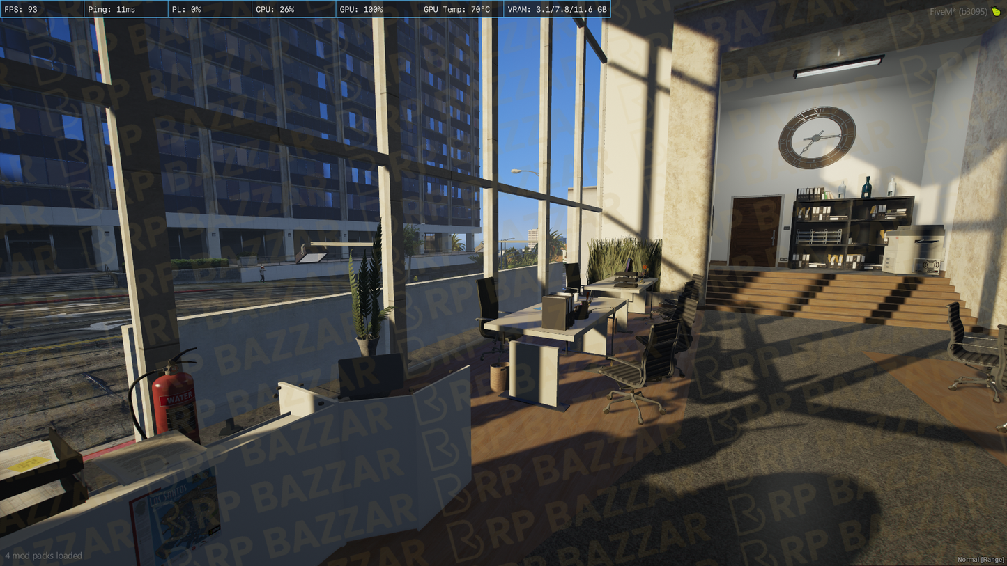 Executive Office FiveM MLO — GTA RP Interior — ESX QB QBOX — RPBazzar