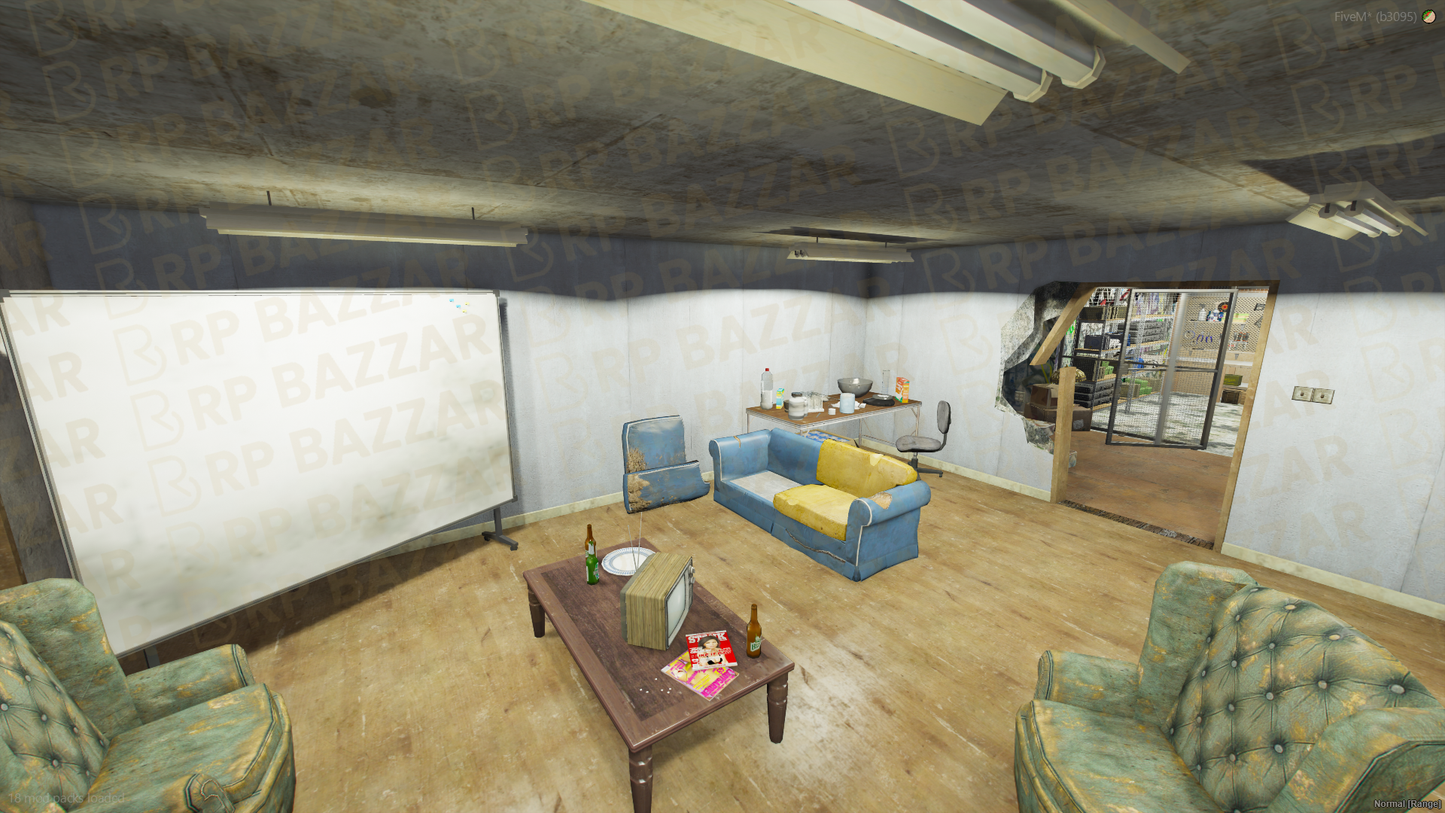 Southside Gang Garage FiveM MLO — GTA RP Interior — ESX QB QBOX — RPBazzar