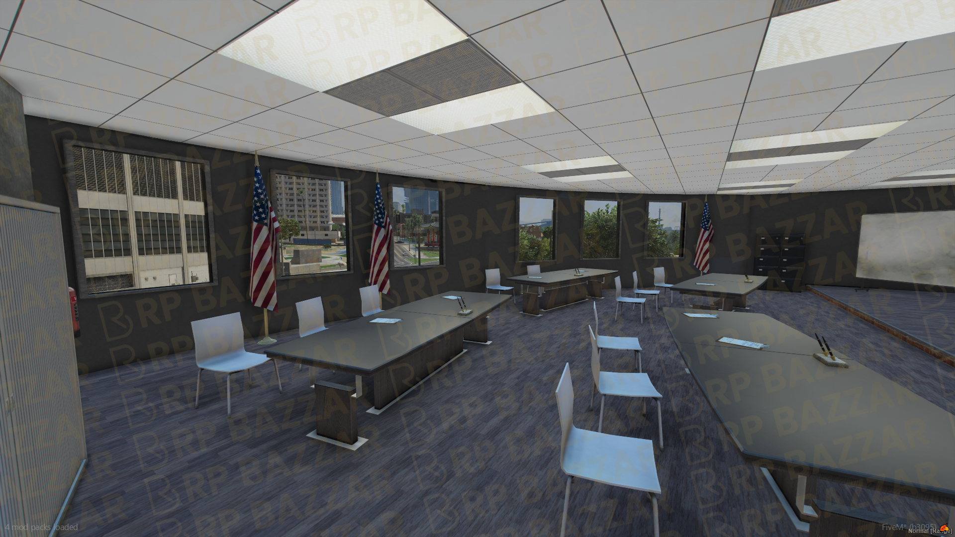 Downtown Police Station FiveM MLO — GTA RP Interior — ESX QB QBOX — RPBazzar