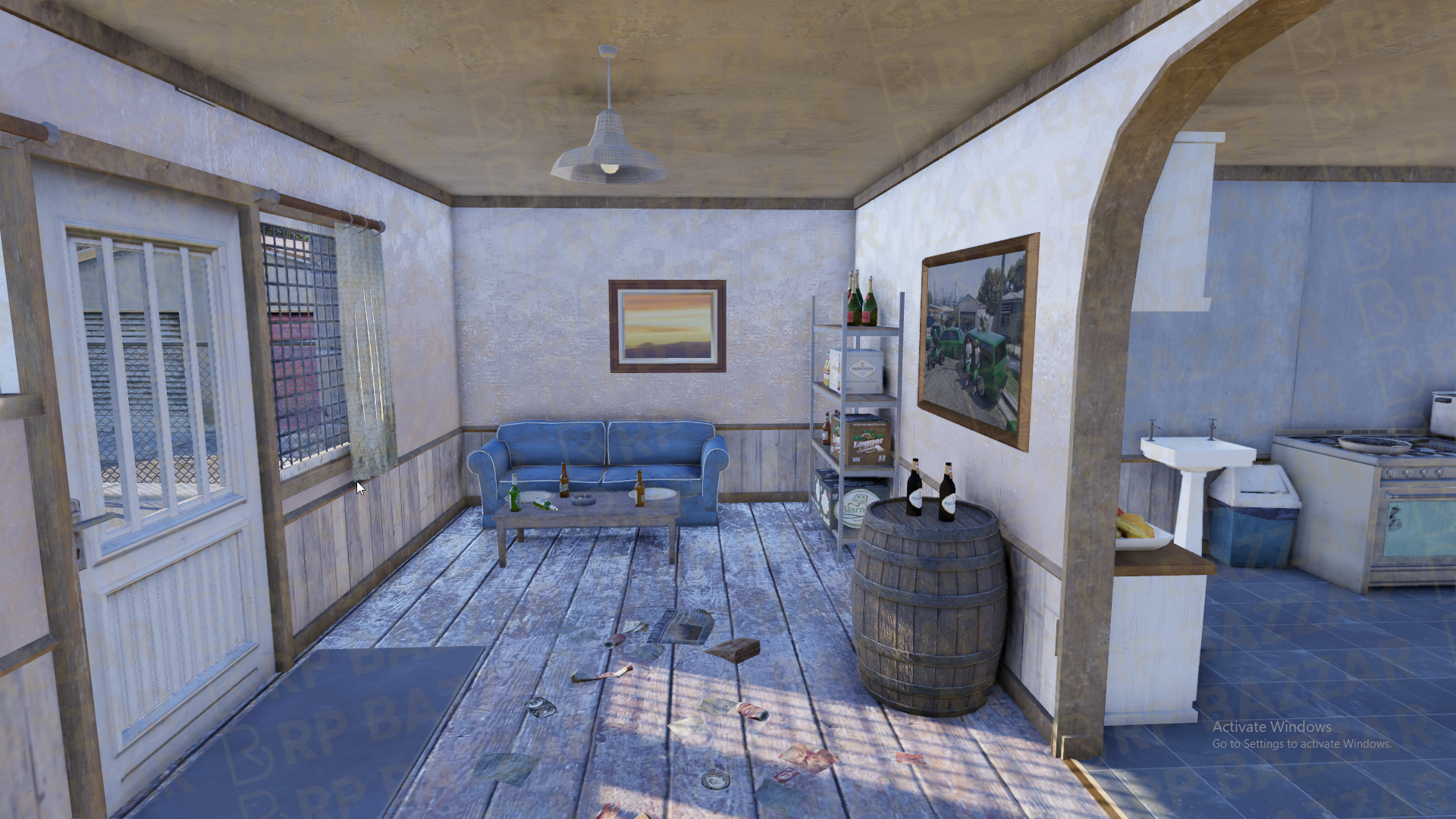 Gritty Gang Base FiveM MLO — GTA RP Interior — ESX QB QBOX — RPBazzar