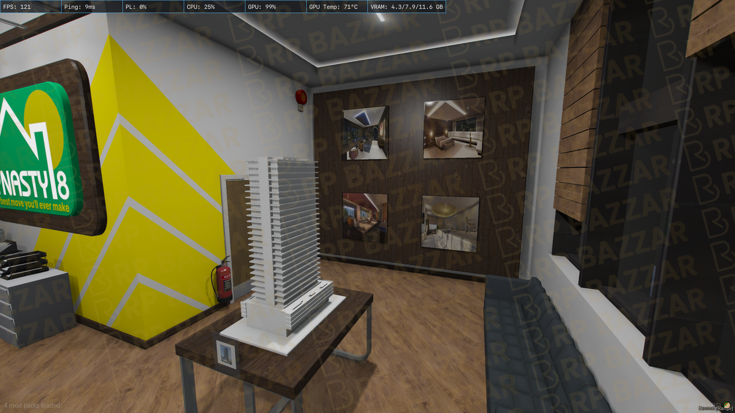 Minimal Office FiveM MLO — GTA RP Interior — ESX QB QBOX — RPBazzar