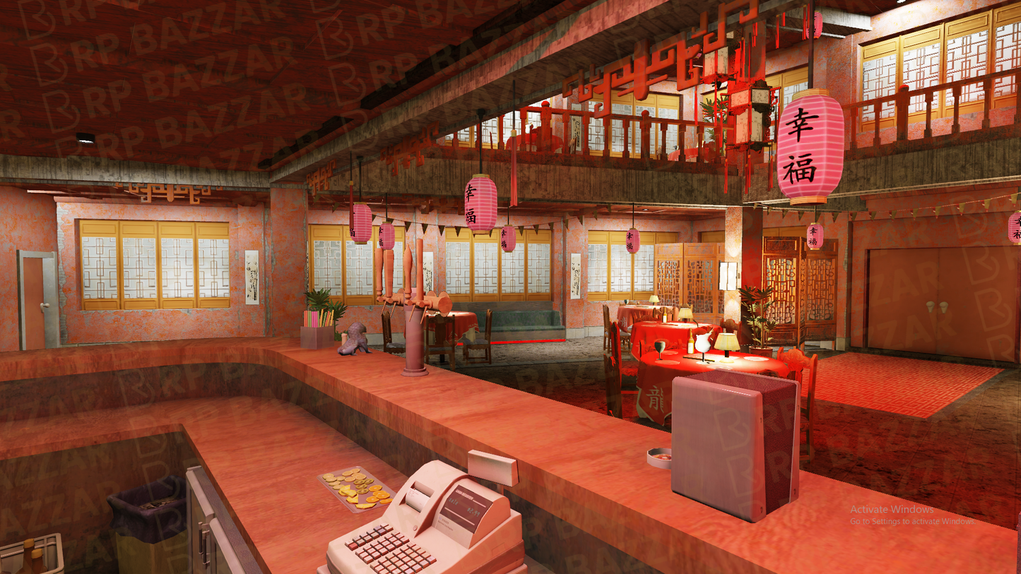 Retro Cantina FiveM MLO — GTA RP Interior — ESX QB QBOX — RPBazzar