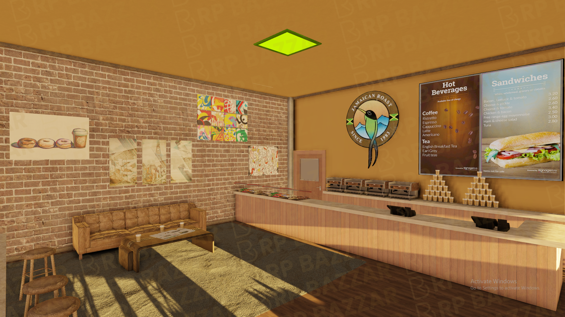 Elite Brasserie FiveM MLO — GTA RP Interior — ESX QB QBOX — RPBazzar