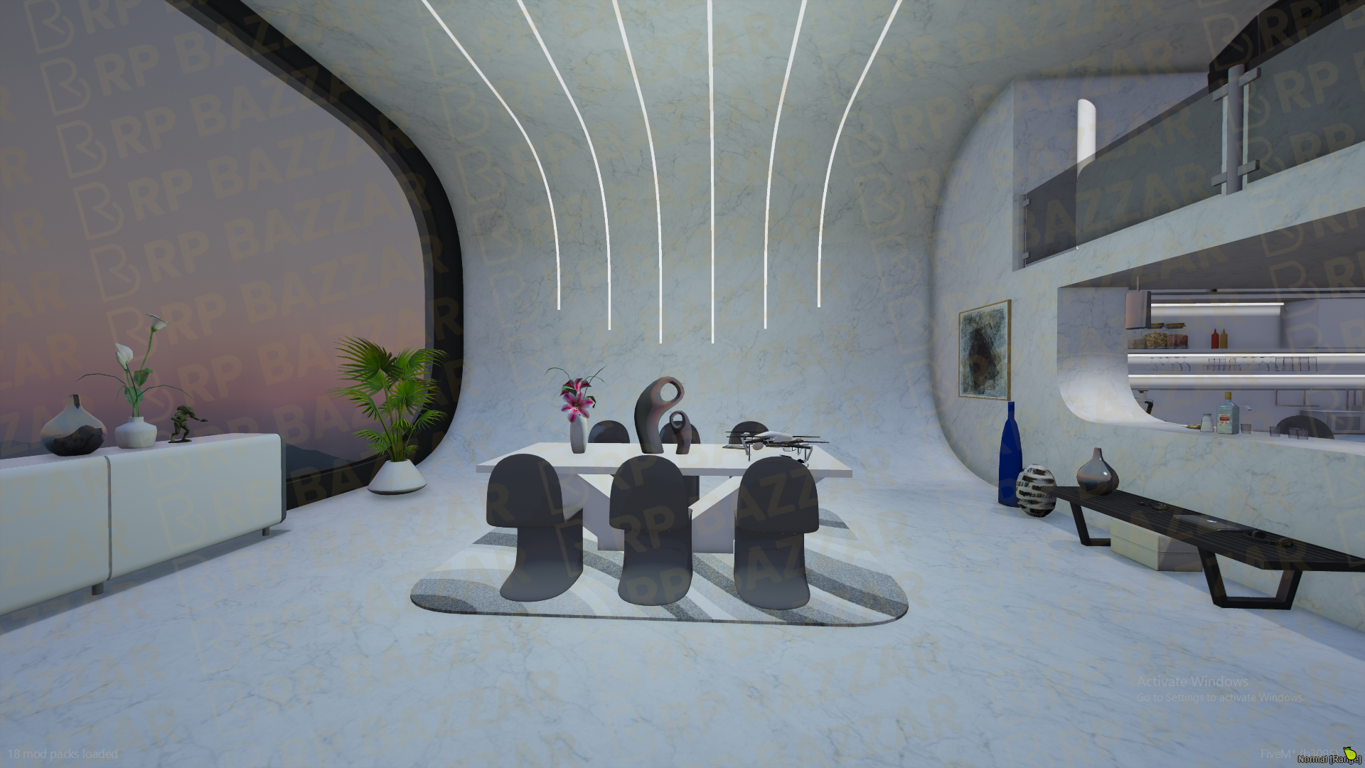 Downtown House FiveM MLO — GTA RP Interior — ESX QB QBOX — RPBazzar