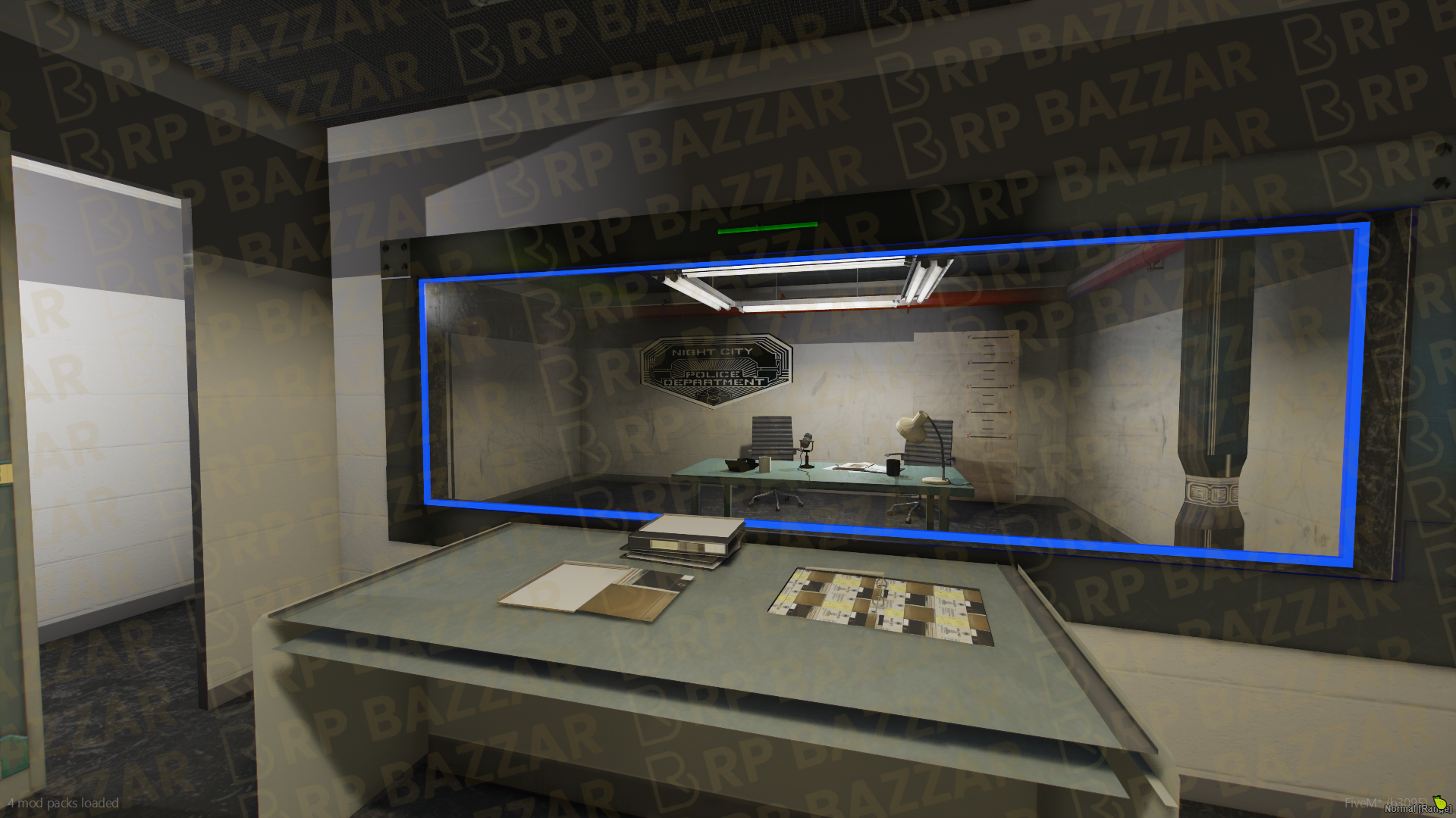 Uptown Police Station FiveM MLO — GTA RP Interior — ESX QB QBOX — RPBazzar