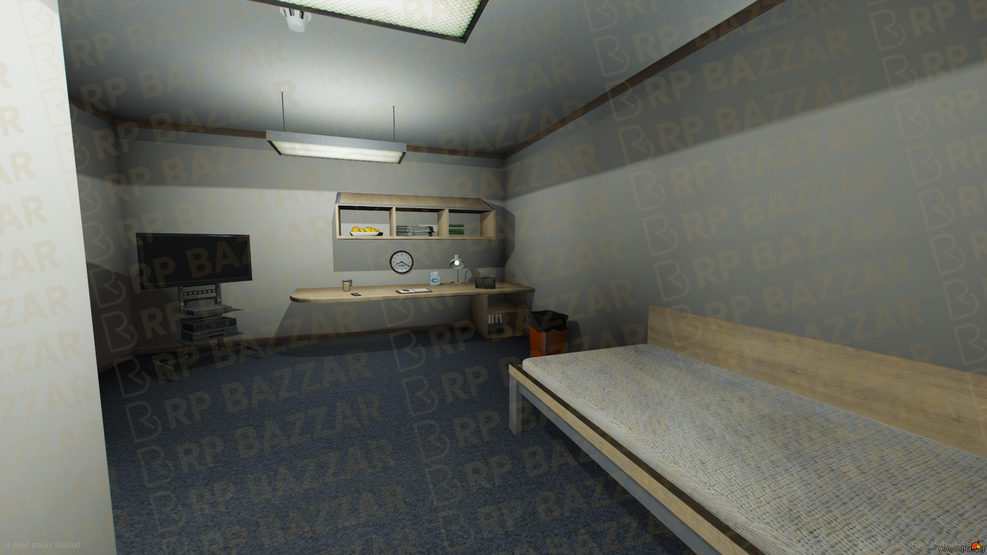 Patrol Police Station FiveM MLO — GTA RP Interior — ESX QB QBOX — RPBazzar