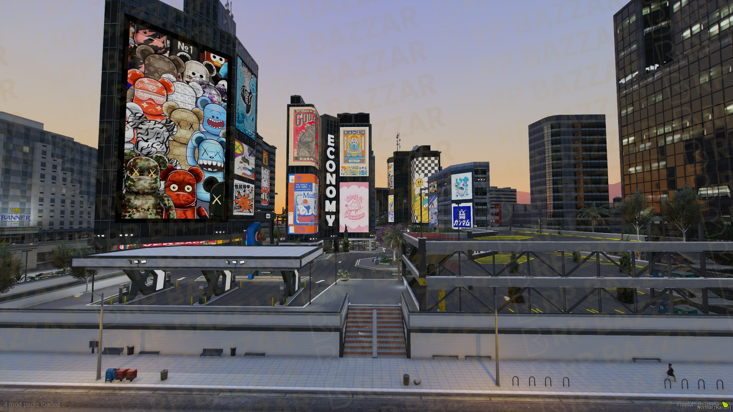 Urban Park & Exterior FiveM MLO — GTA RP Interior — ESX QB QBOX — RPBazzar