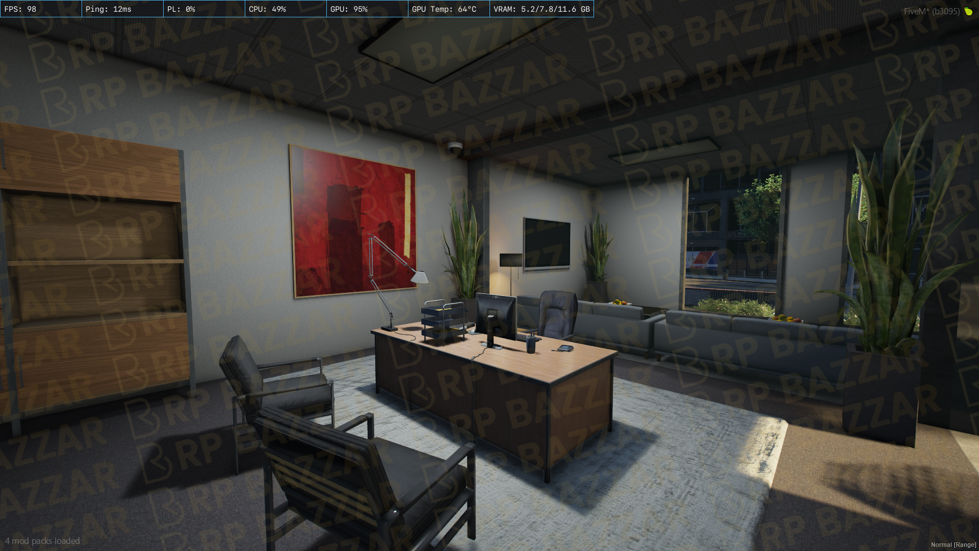 Boutique Office FiveM MLO — GTA RP Interior — ESX QB QBOX — RPBazzar