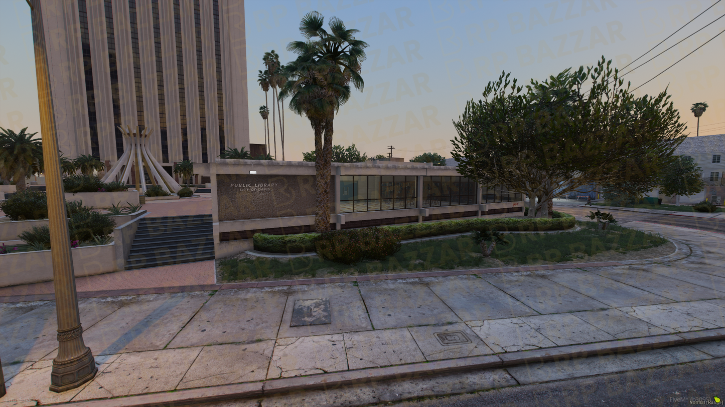 Quiet Library FiveM MLO — GTA RP Interior — ESX QB QBOX — RPBazzar