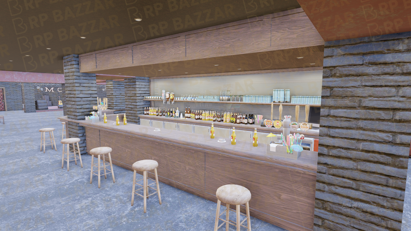 Lore-Friendly Burger Bar FiveM MLO — GTA RP Interior — ESX QB QBOX — RPBazzar