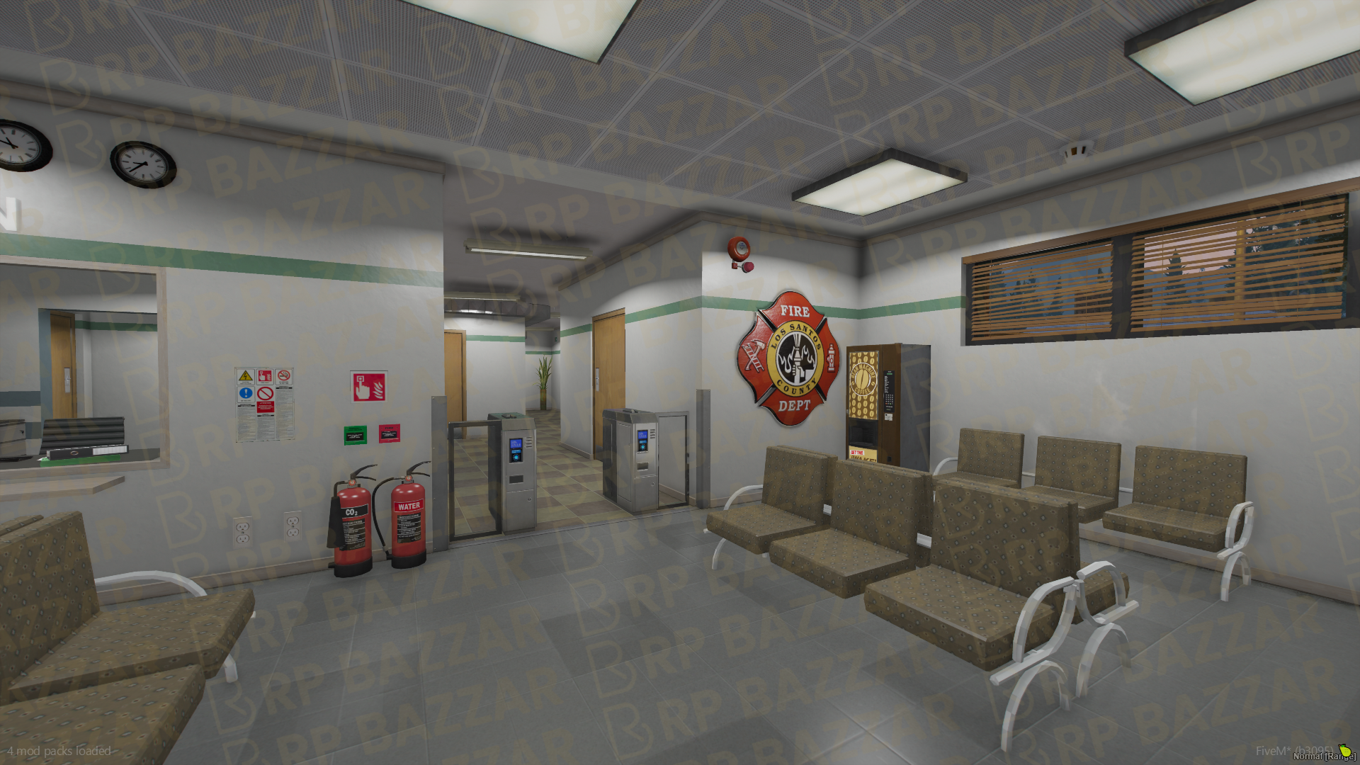 Frontline Fire Department FiveM MLO — GTA RP Interior — ESX QB QBOX — RPBazzar
