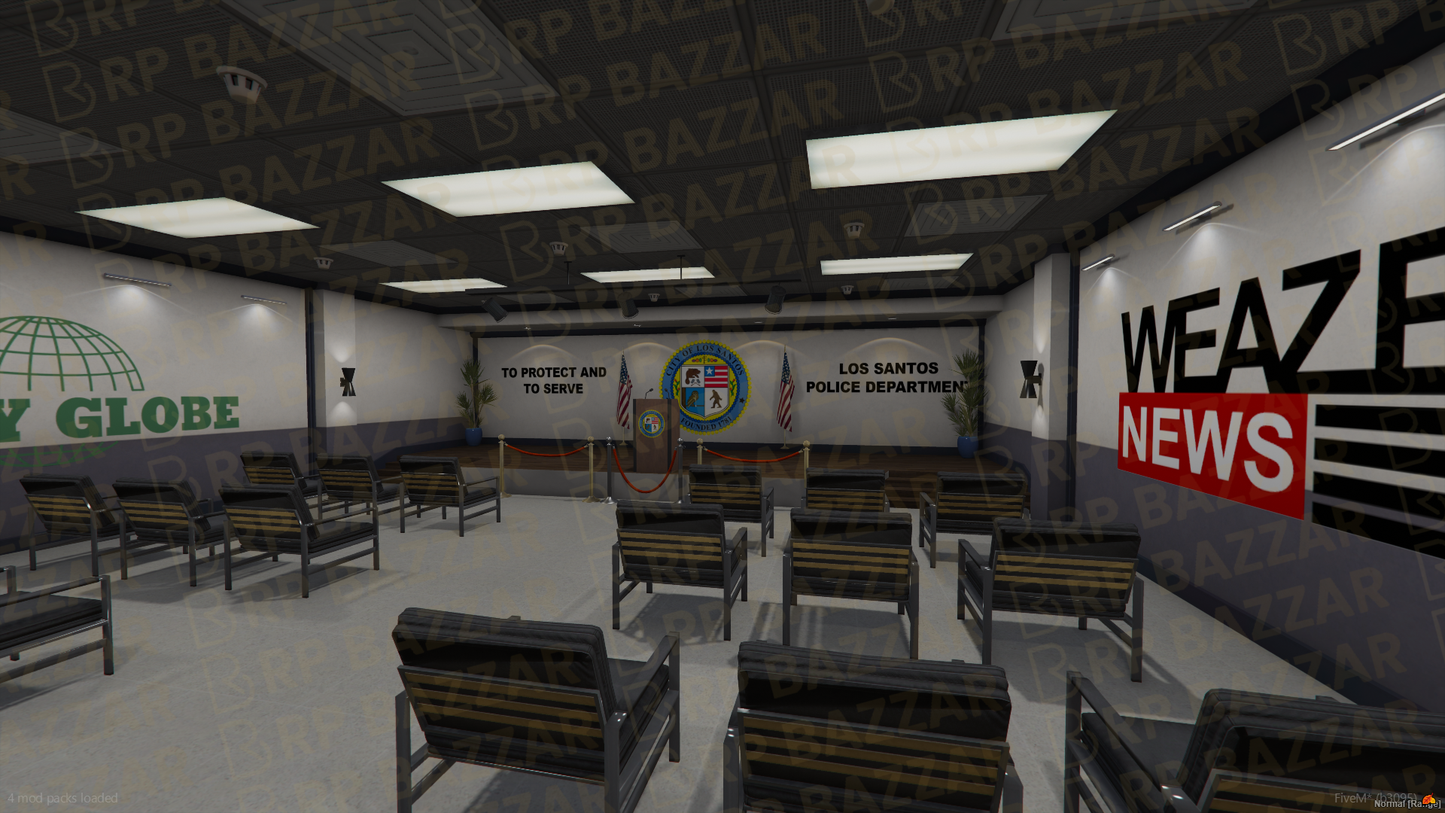 Special Ops Police Station FiveM MLO — GTA RP Interior — ESX QB QBOX — RPBazzar