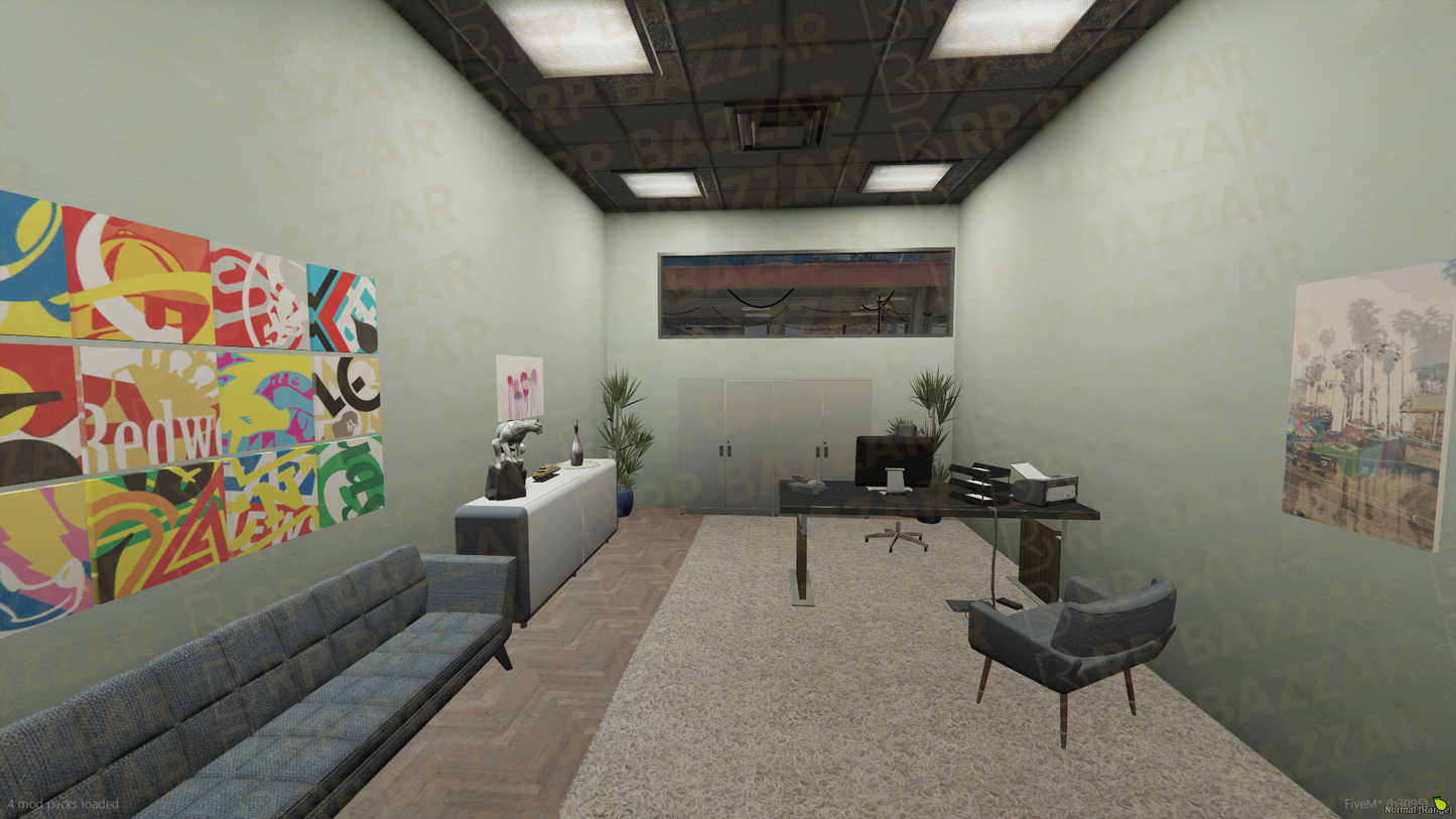 Glossy Vehicle Shop FiveM MLO — GTA RP Interior — ESX QB QBOX — RPBazzar